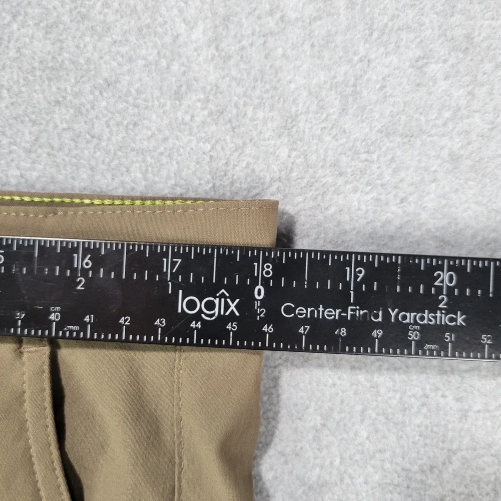 Eddie Bauer Takeoff Chino Pants Mens 33x30 Brown‎ UPF 50+ DWR D3853309